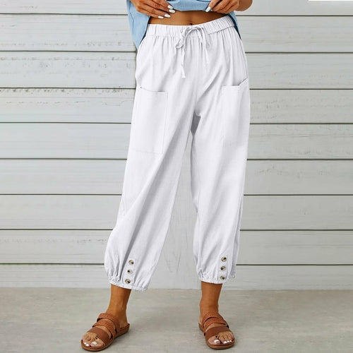high waist hemp pants.|