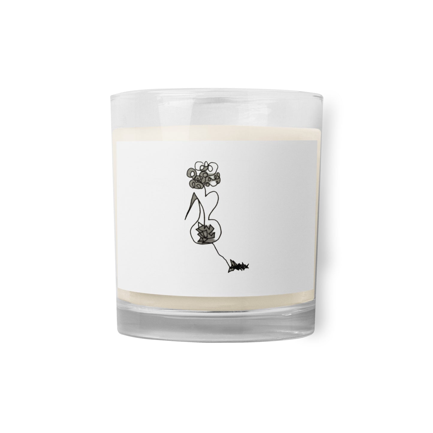 a self portrait candle.|