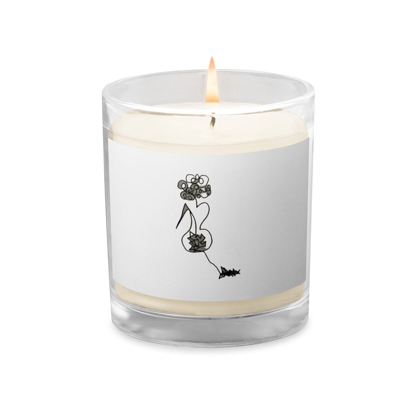 a self portrait candle.|
