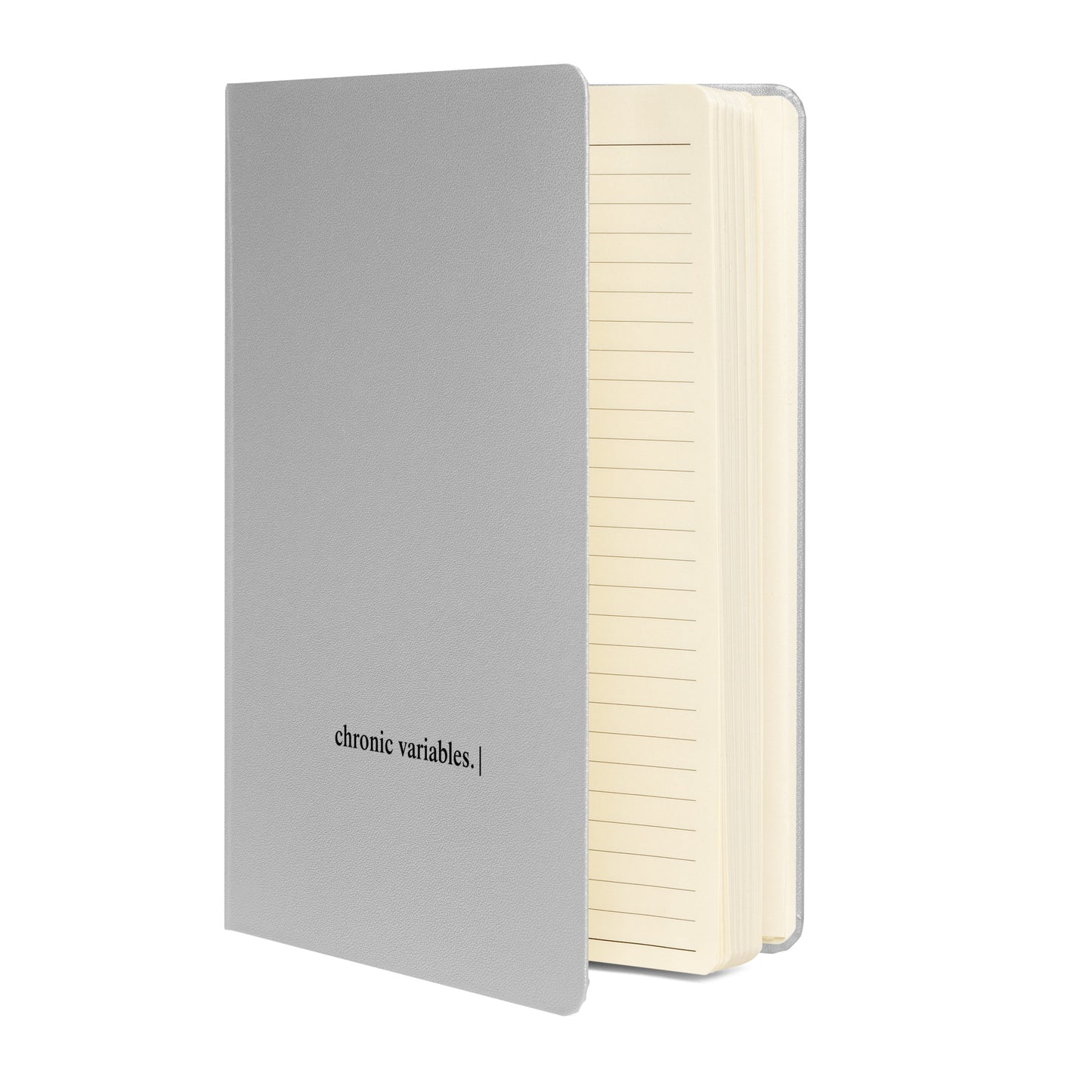 hardcover journal.|