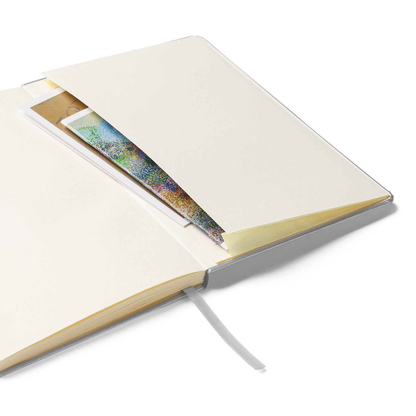 hardcover journal.|