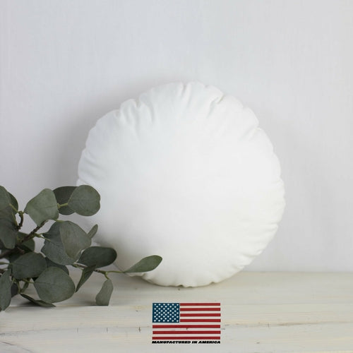 hypoallergenic round pillow.|