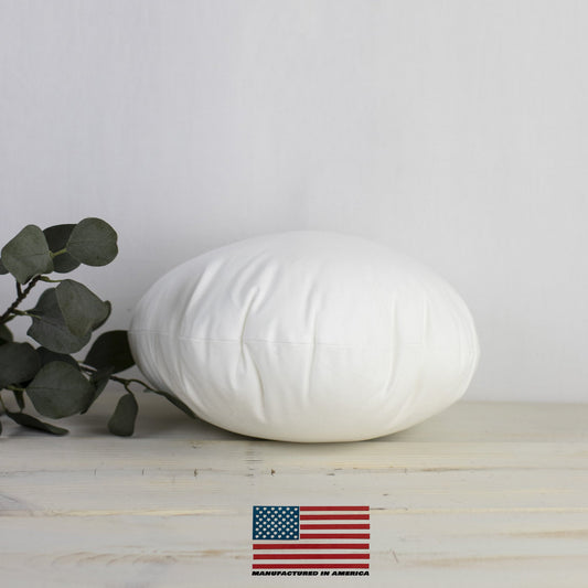 hypoallergenic round pillow.|